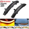 Dynamic Blinker For Skoda Octavia MK2 A5 SuperB B6 3T LED Turn Signal Mirror Light 2009 2010 2011 2012