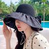 Sun Hat Women's Summer Sun Protection Hat New Women's Breathable Bucket Hat Retro Sun Protection Hat Thin Wholesale