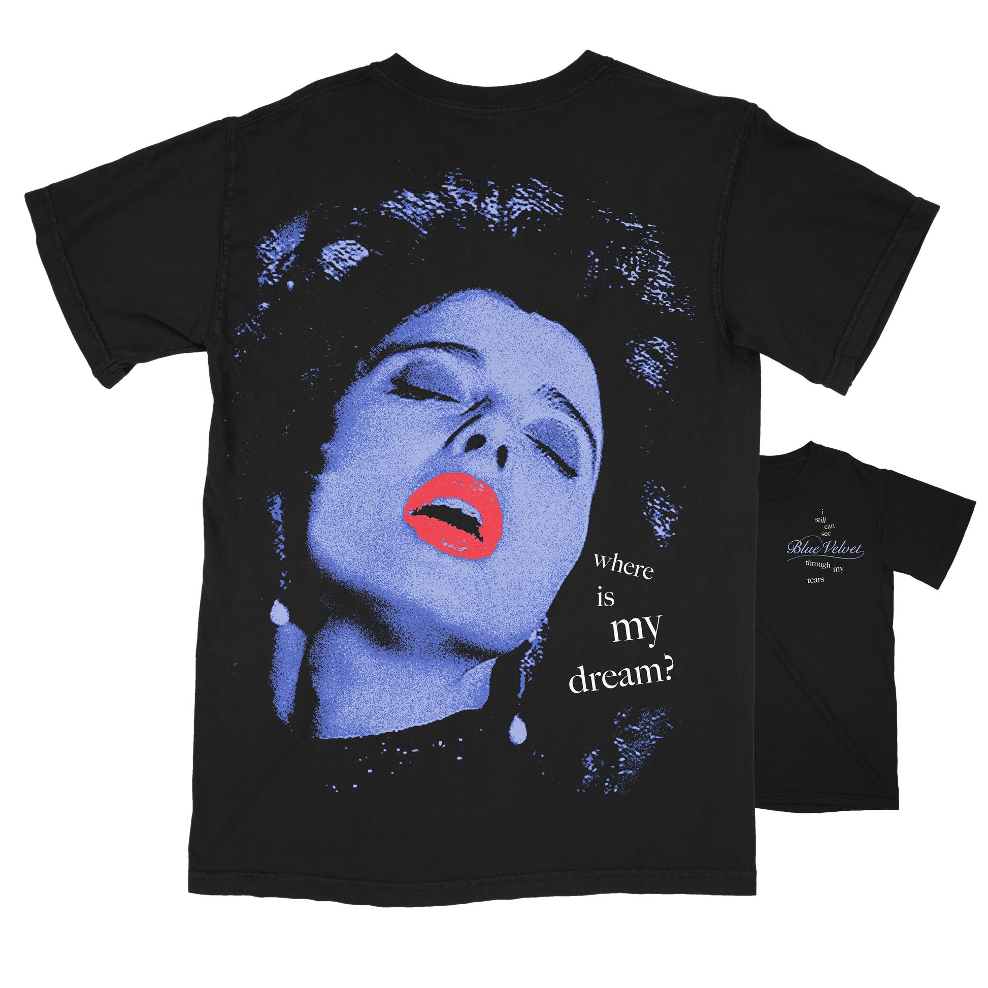 

Blue Velvet TShirt Unisexs Vintage NeoNoir Print Classic David Lynch Fan Dorothy Vallens Graphic Short Sleeve Casual Summer Top 4XL