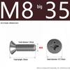 201 Stainless Steel Countersunk Phillips Head Screw: Flat Head Bolt M2-M8