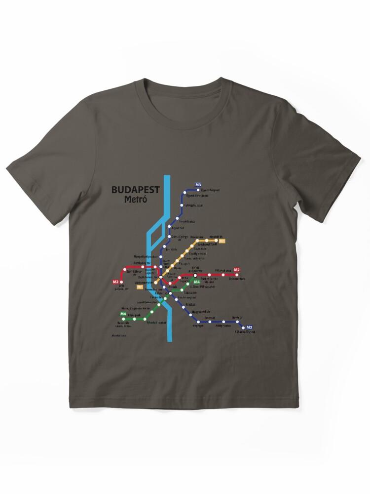 Metro BUDAPEST metro network Essential Unisex T-Shirt