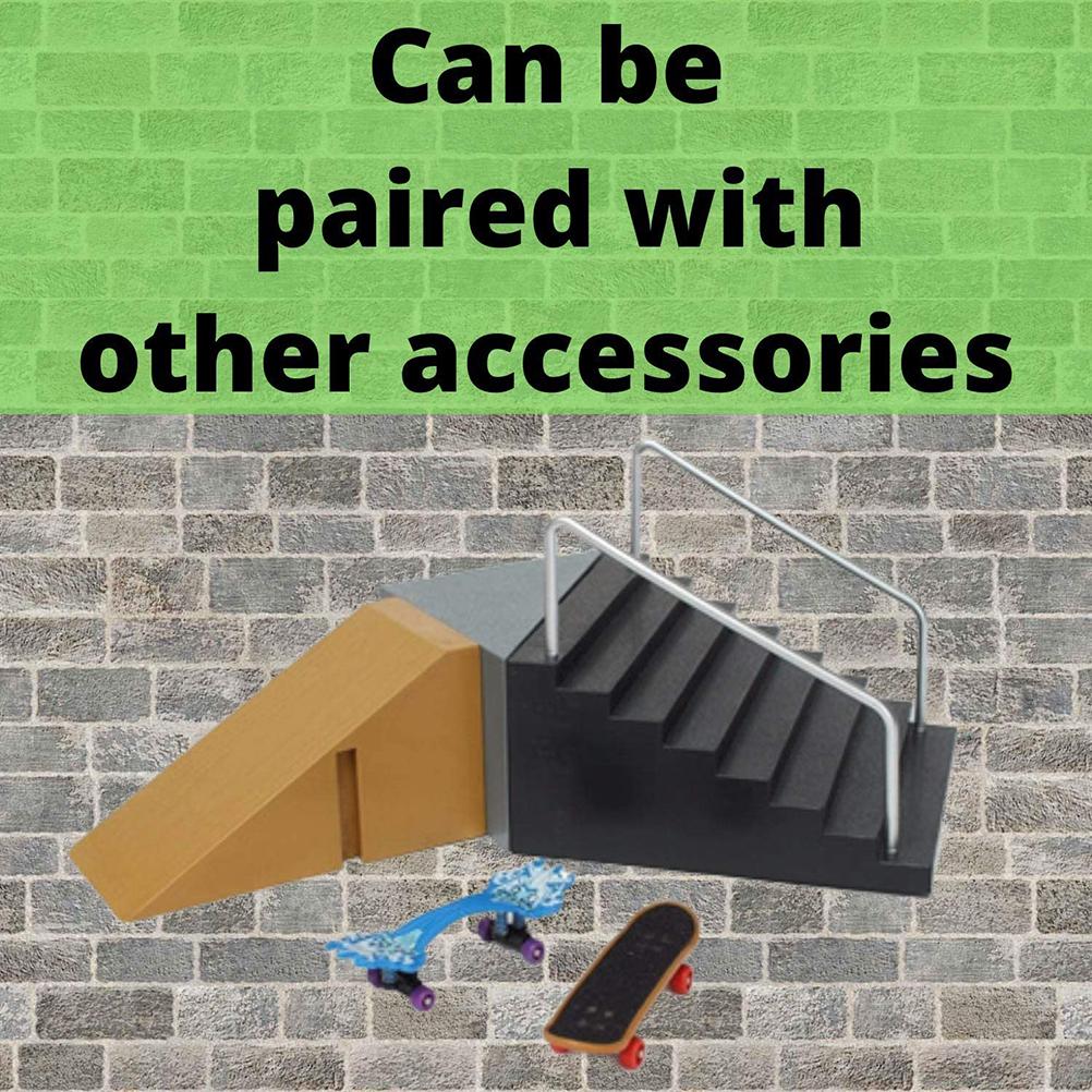 Skatepark Fingerboard Skatepark Fingerboard mit Rampenteilen Schiene Kinderspielzeug Kinder Mini Skateboard