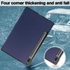 For Samsung Galaxy Tab S8 S7 Plus S7 FE SM-T970 S9 12.4 Inch Magnetic Trifold Stand Cover Funda for Galaxy Tab S6 Lite Case