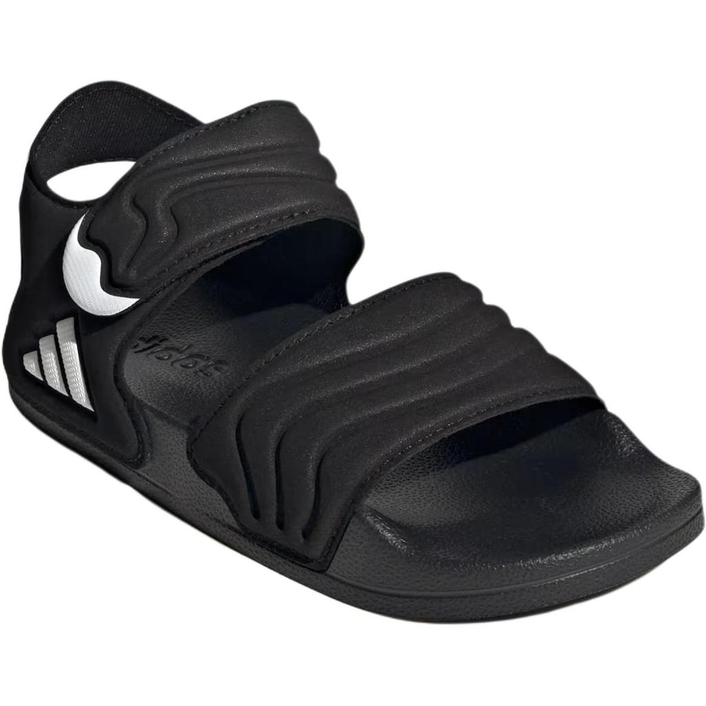 Adidas ADILETTE SANDAL 3.0 Support Low top Sandal Black White Kids' HQ0114