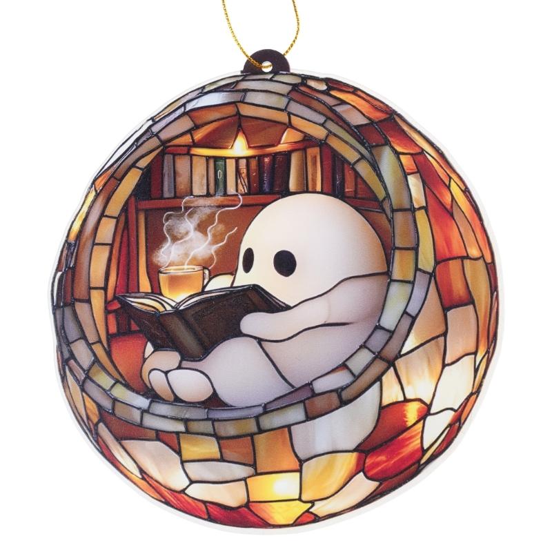 Halloween Window Decoration Acrylic Hanging Art For Home Garden Office Classroom Indoors Outdoor Seasonal Decors