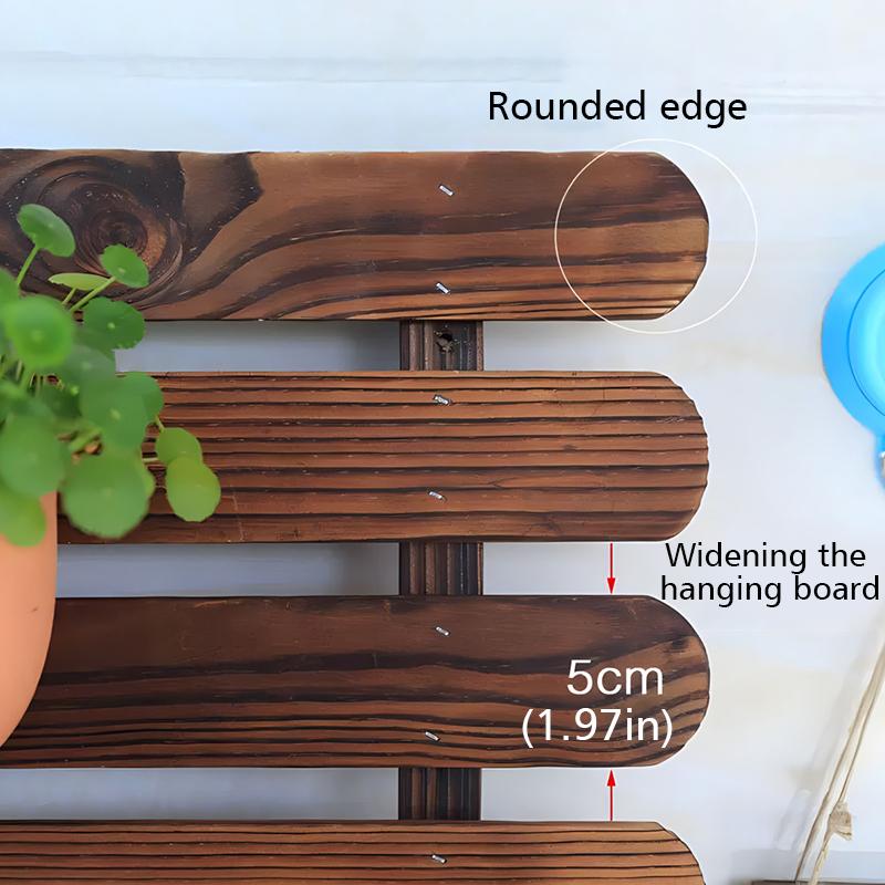 1/2/3pcs Solid Wood Flower Frame For Indoor Outdoor Plants Large Planters Rack Bohemian 30x30cm