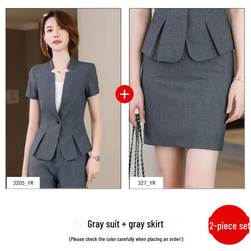 Stylish Women's Slim-Fit Korean Blazer with Stand-Up Collar