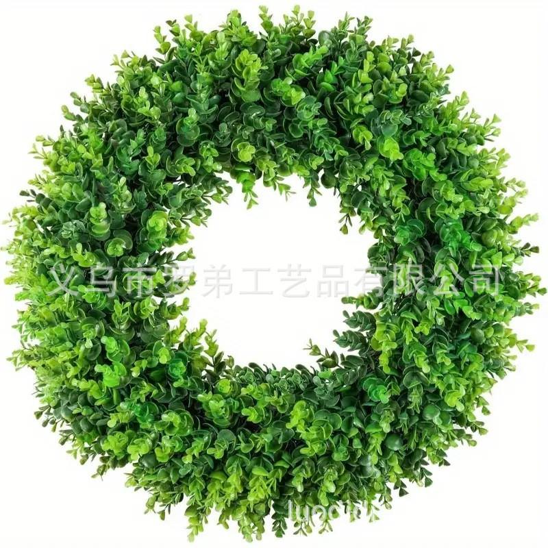Artificial Flower Wreath Easter Valentines Day Decor Hotel Restaurant Door Hanging Decoration