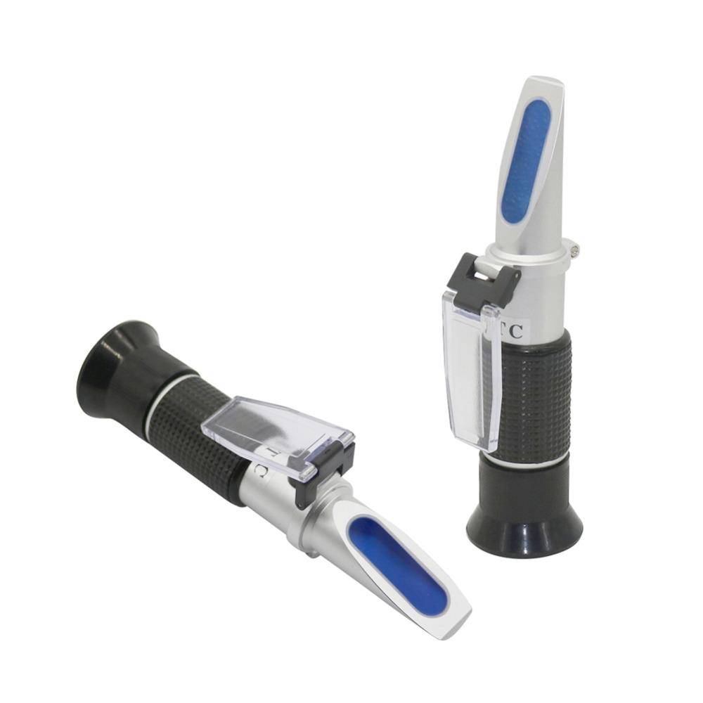 Milk Concentration Detection Refractometer 0~20% Automatic Temperate Compensation Tester Cow Feeding Equipment 1 Set