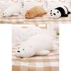 We Bare Bears Pillow Cartoon Bear Grizzly Bear Panda Soft Stuffed Plush Toy Doll Adorable And Cuddly