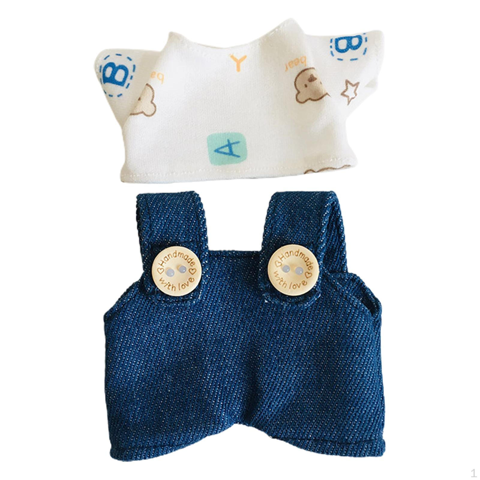 

6-дюймовый комплект одежды для кукол, варианты одежды для девочек в возрасте 5-10 лет джинсовый синий