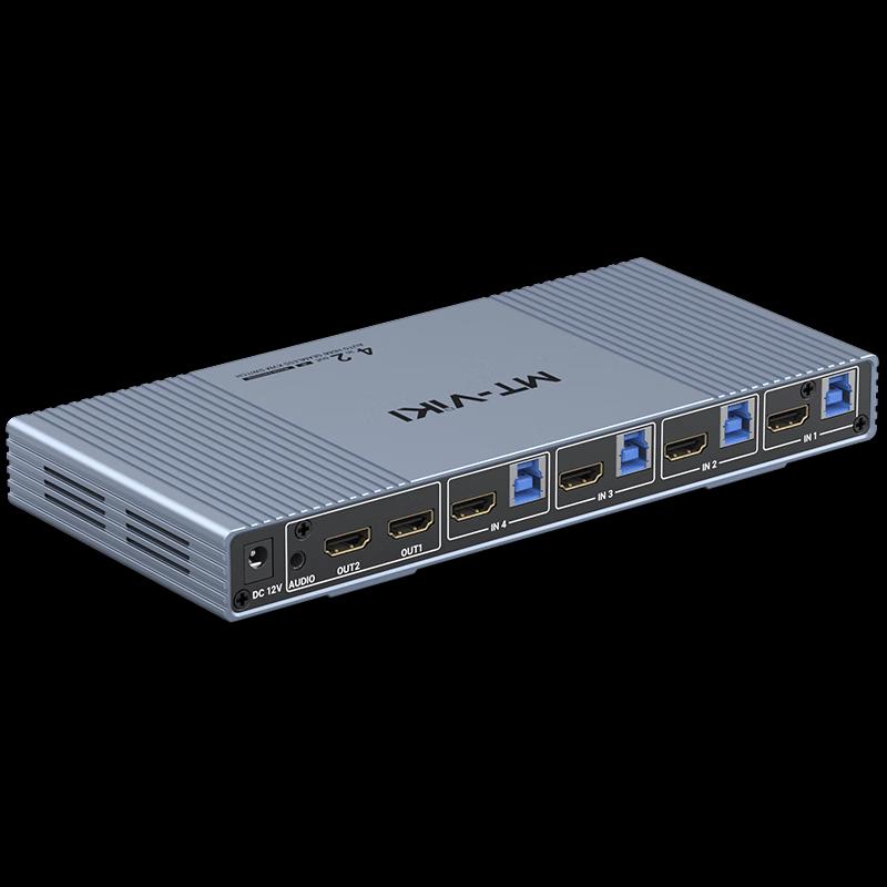 MT-viki KH42 4K HDMI KVM-переключатель 4x2