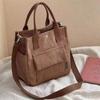 Versatile Stylish Crossbody Bag Multi-pocket Hand-held Tote Bag Portable Lunch Box Bag Student