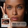 FUNSACHY 1 Pair Color Contact Lenses for Eyes Natural Softlens Lenses Cosmetic Eye Contacts Gray Pupils Yearly Lens Brown Lens