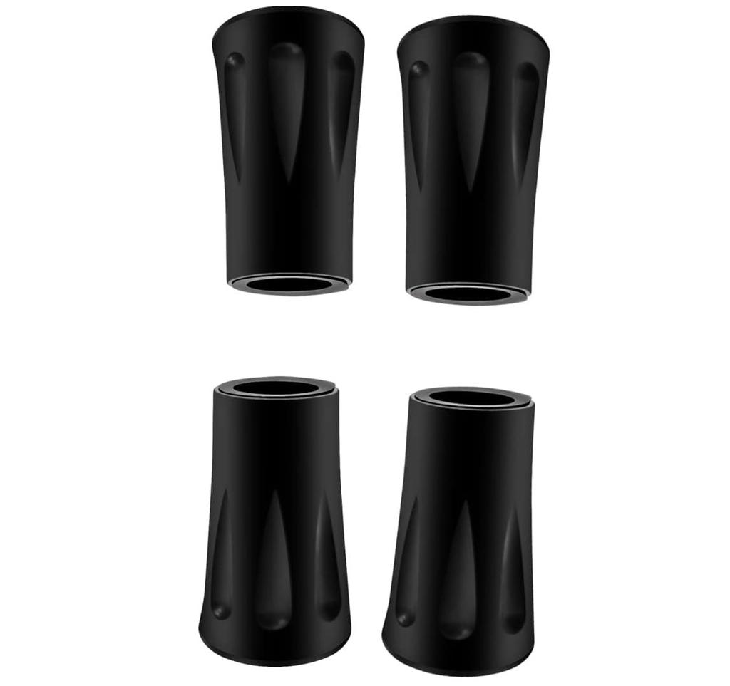 1-8Pcs Trekking Pole Tips Replacement Protectors Rubber Feet for Hiking Pole Tips Rubber Tips for Walking Sticks Tips Accessory