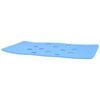 Shower Chair Cushion Paste Fixed Keep Warm EVA Blue Perforation Design Portable Shower Stool Cushion