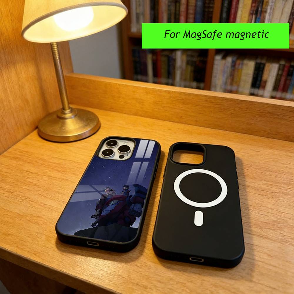 Anime G-Gurren L-Lagann Phone Case For iPhone17,16,15,14,13,12,11 Plus,Pro Magnetic with Magsafe Wireless Charging