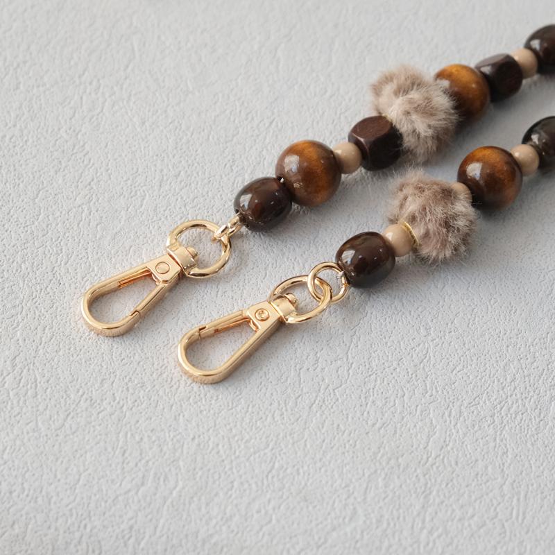 New Fashion Woman Bag Accessory Detachable Candy Beaded Chains Cute Acrylic Luxury Strap Women Elegant Bag Shoulder Handle Chain