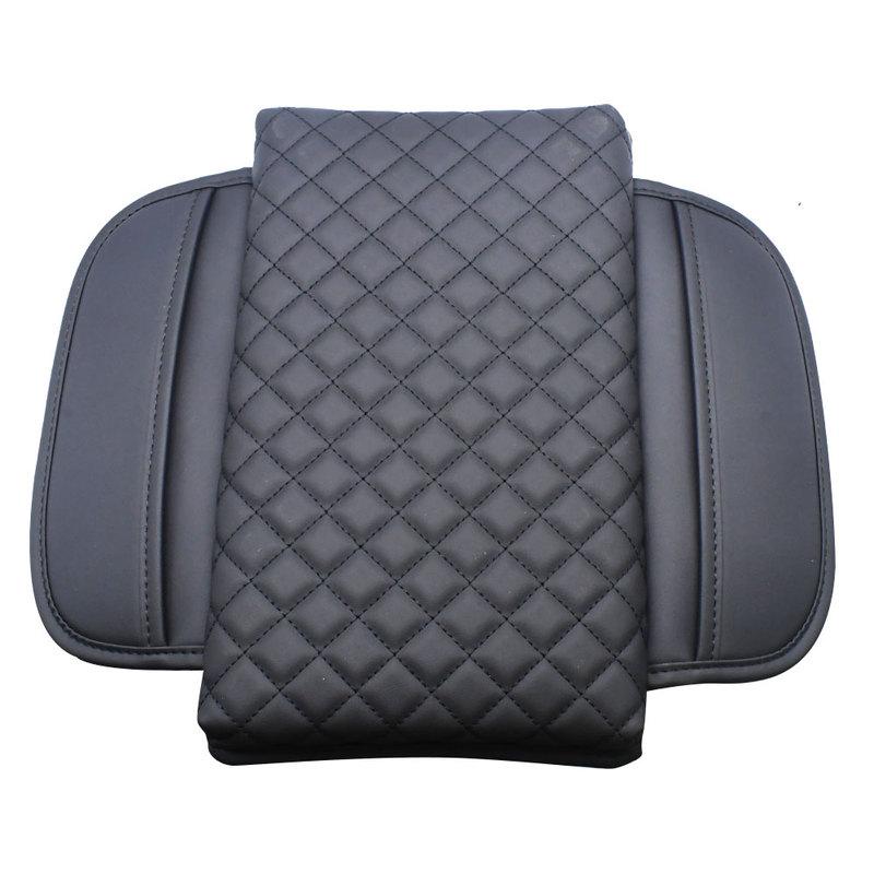 PU Leather Car Armrest Pad Center Console Armrest Mat For Tesla Model 3 Y Auto Armrests Storage Box Cover Car Accessories
