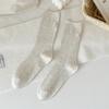Cotton Middle Tube Socks Heel Label Warm Socks Fashion Knitted Socks  Autumn
