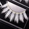 Yousheng 6Pcs  Makeup False Eyelashes  Soft  Comfortable To Wear  Chemical Fiber  Anime White False Eyelashes  for Masquerade