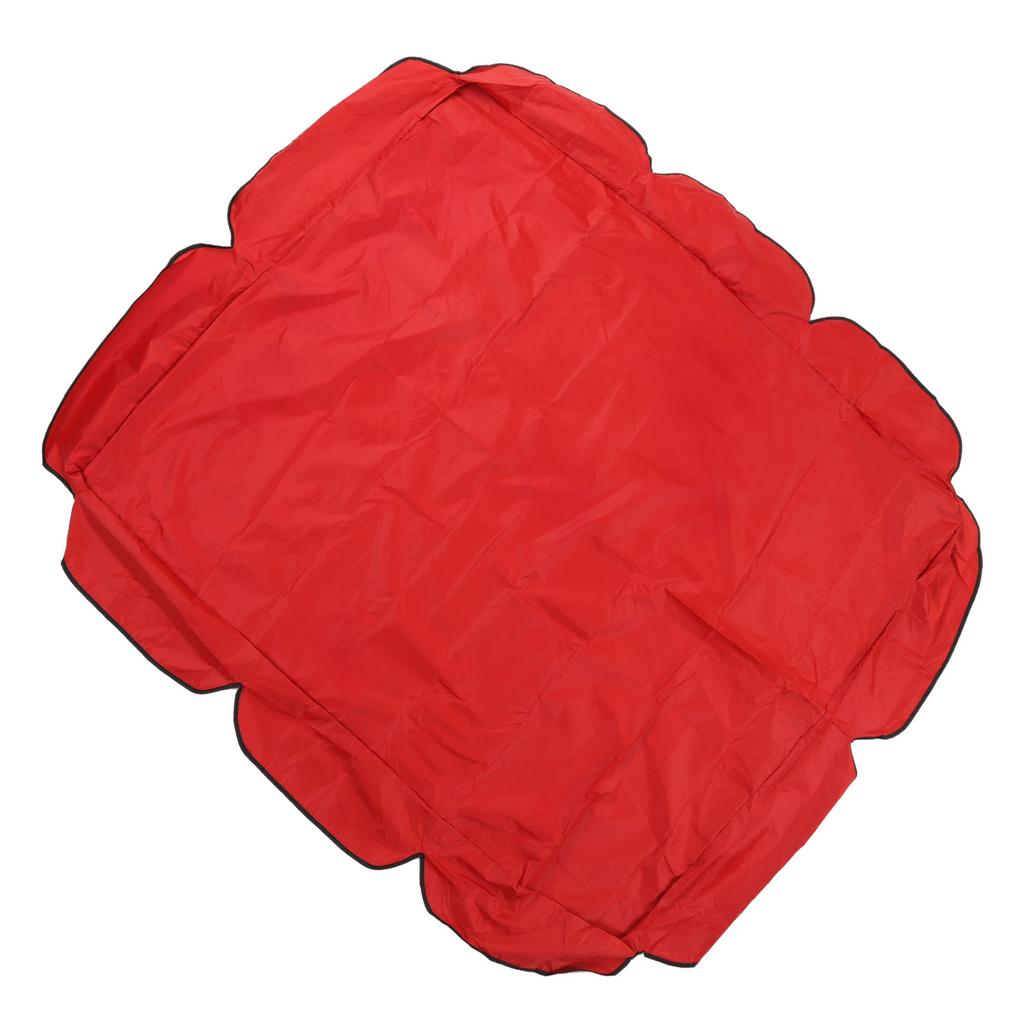 Swing Canopy 210D Silver Coated Oxford Waterproof UV Proof for Outdoor Patio Yard Chair 142x120x18cm Red