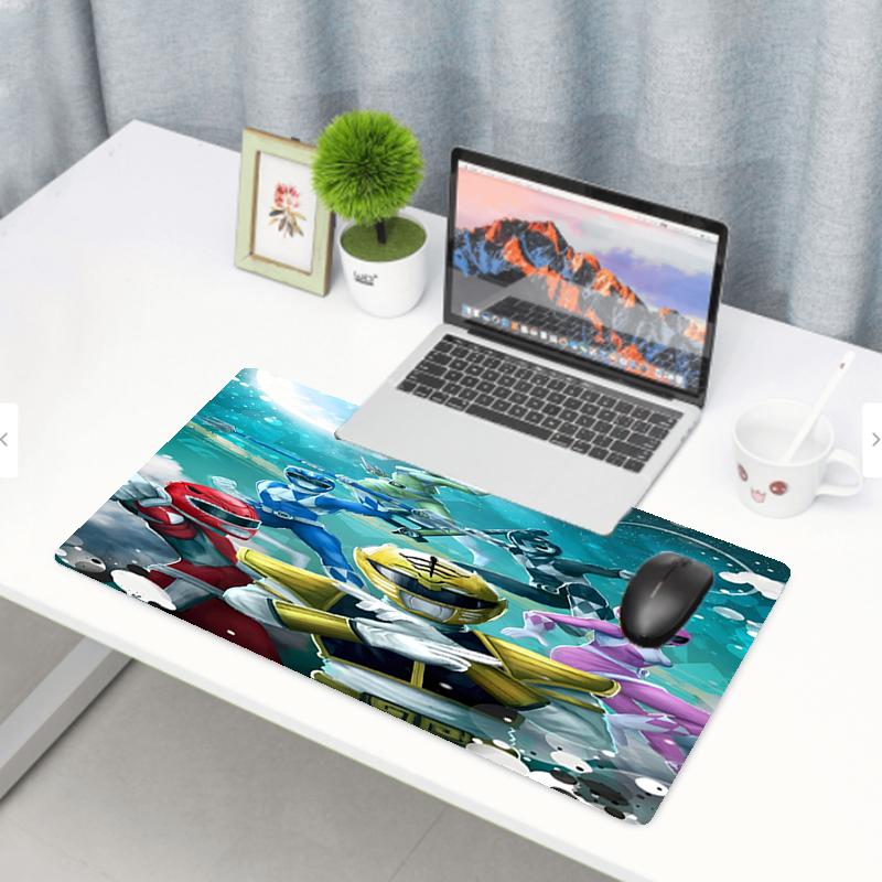 Mighty Morphin Power Rangers Print Mouse Pad, Anti‑Slip Desktop keyboard Mat, for PC Laptop Gaming Working Daily Use, Cool Festival Surprise Gift