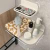 Wall-Mounted Bedside Folding Storage Rack & Phone Holder for Bathroom and Bunk Beds