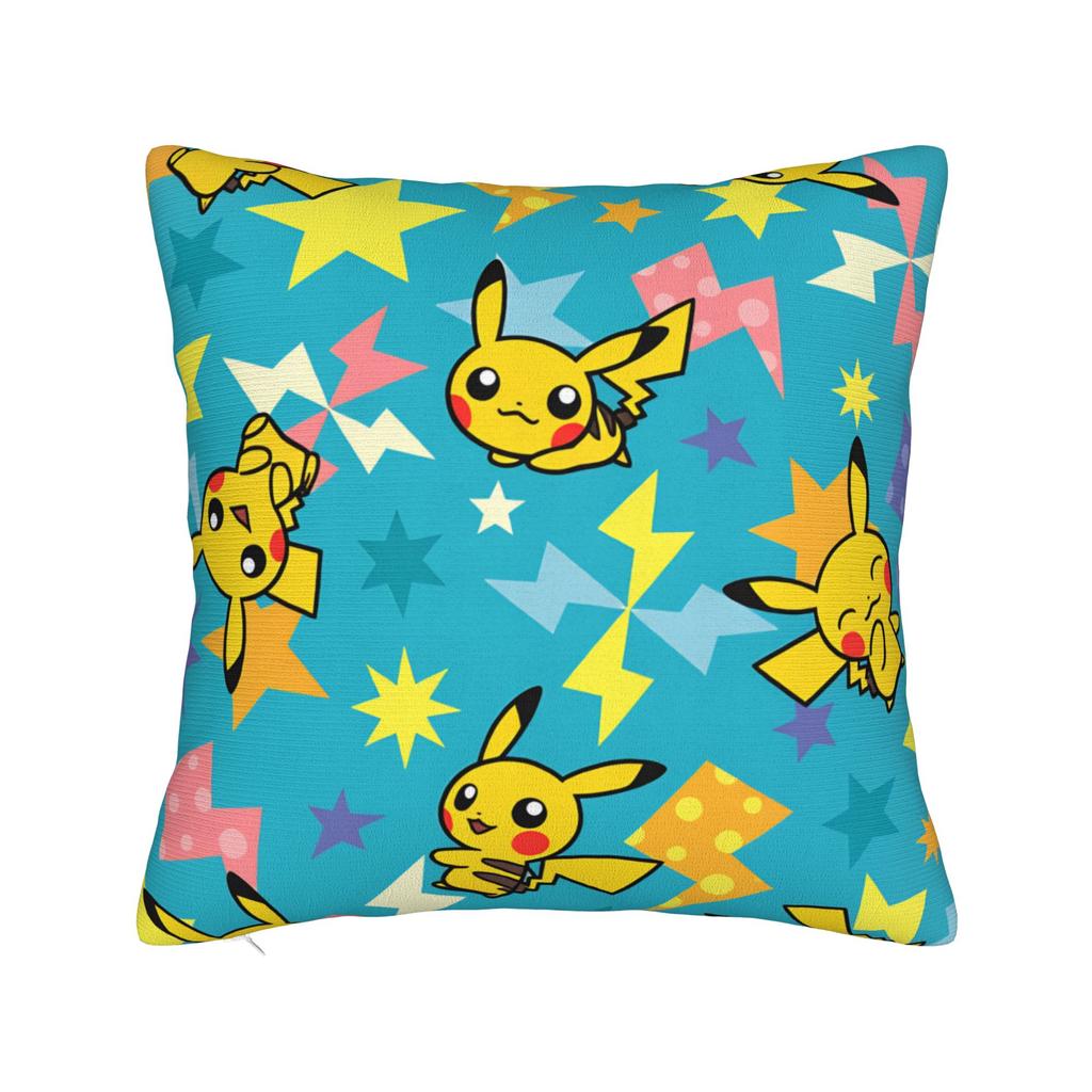 Pikachu Pillow Cover Fashion Pillow Case For Chair Sofa Home Decor Graphic Pillowcases Gift