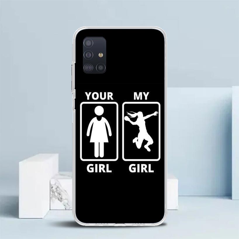 

Handball Sport Soft Cover for Samsung Galaxy A12 A22 A32 A52 A72 A02S Phone Case Note 20 Ultra 10 S10 Plus A51 A71 A50S A20S A10 Samsung A02