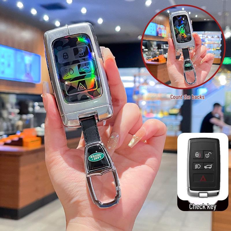 Land Rover Range Rover Key Case for 2013-2025 Models - High-End Sport Version with Metal Buckle Shell