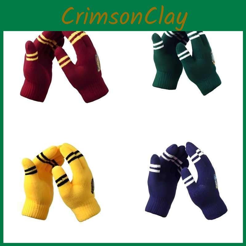 Harry Hogwarts Potter Icon Knitted Gloves Warmth Cosplay Prop Christmas Gifts