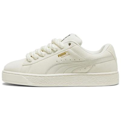 Suède XL Touw Unisex Sneakers Crème Mat-Ivoor Stoomgrijs 398708-01
