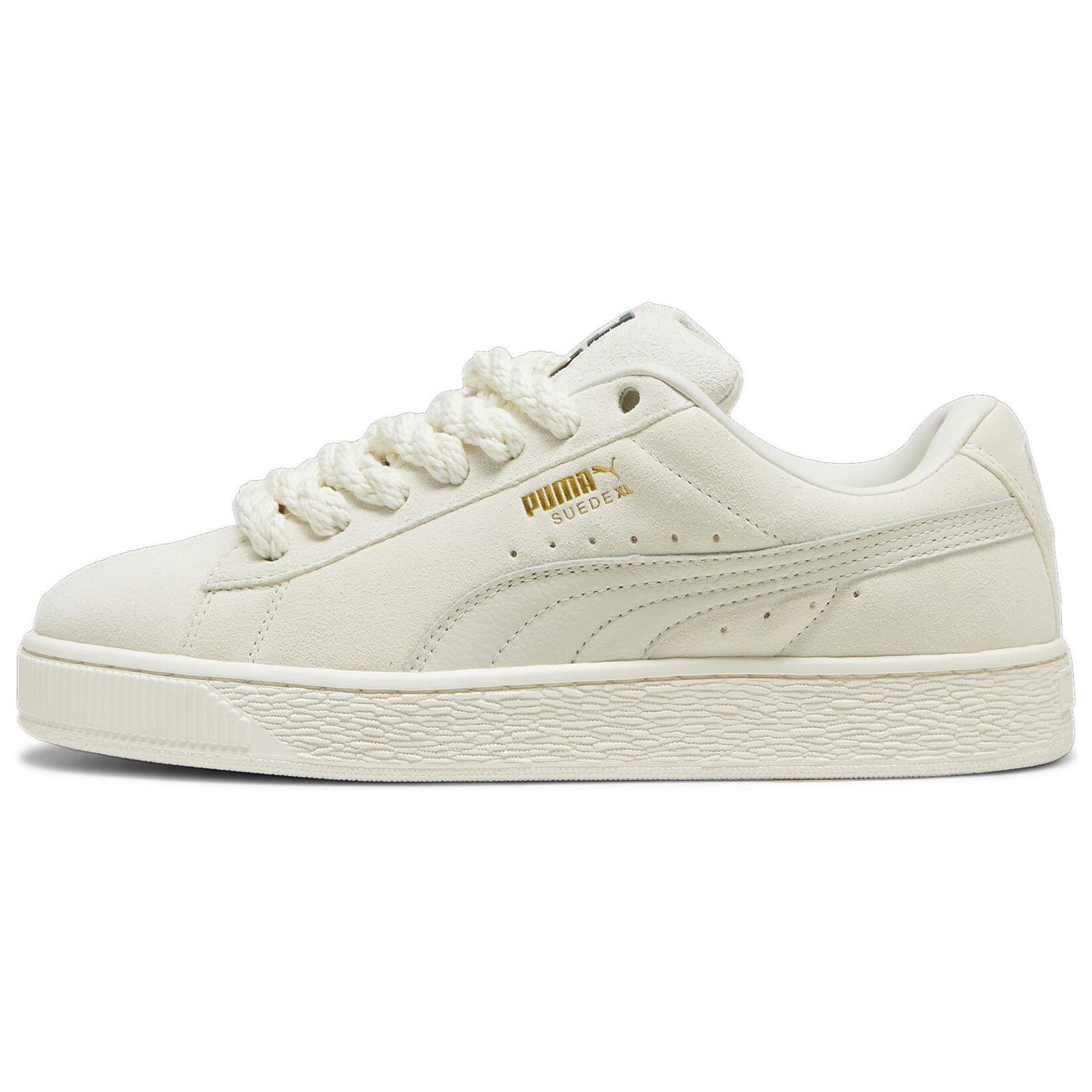 

New PUMA Suede Xl Rope Frosted Ivory Women s 398708-01 37
