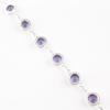 Natural Iolite Gemstone 925 Sterling Silver Jewelry Handmade Bracelet For Women RB-13-2