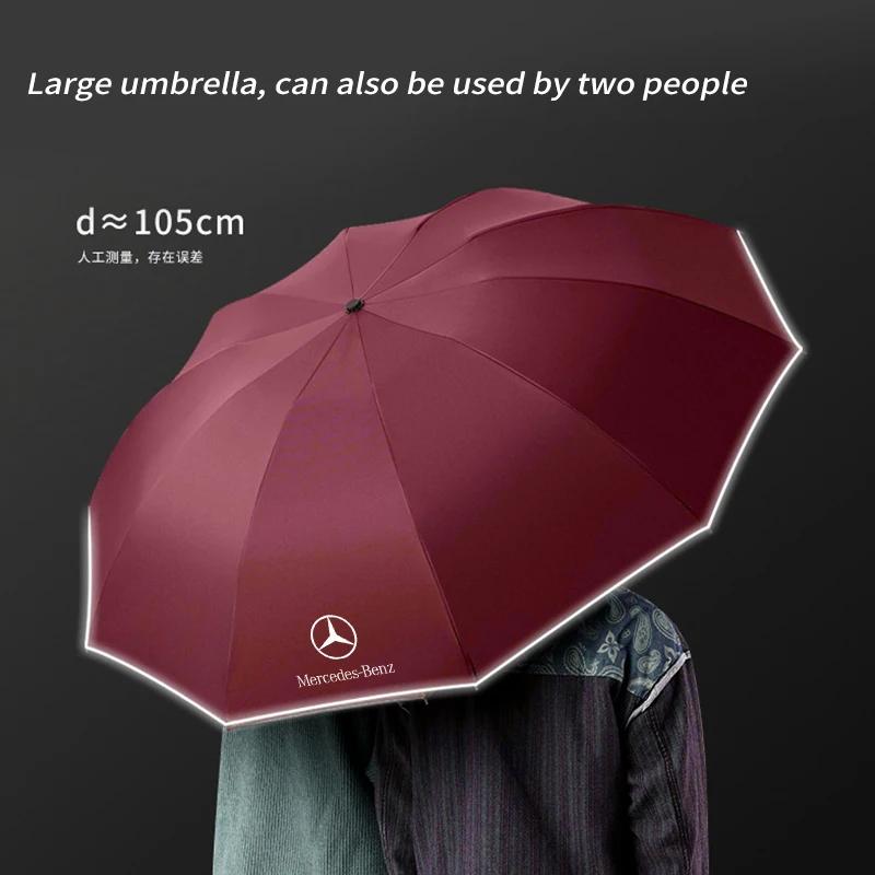 Crpmy8 2025 Hot Mercedes Benz A C E S Class ML SL SLK CLA CLS GLA GLC GLK GLS Vito Sprinter Car Automatic Folding Windproof UV Sunshade