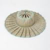 Women Straw Hat Plaid Print Summer Foldable Hat Wide Brim UV Protection Lightweight Breathable Beach Sun Hat