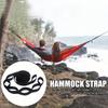 2pcs Heavy Duty Hammock Straps with Load Bearing Rope for Camping, Hiking, and Outdoor Swing Hanging