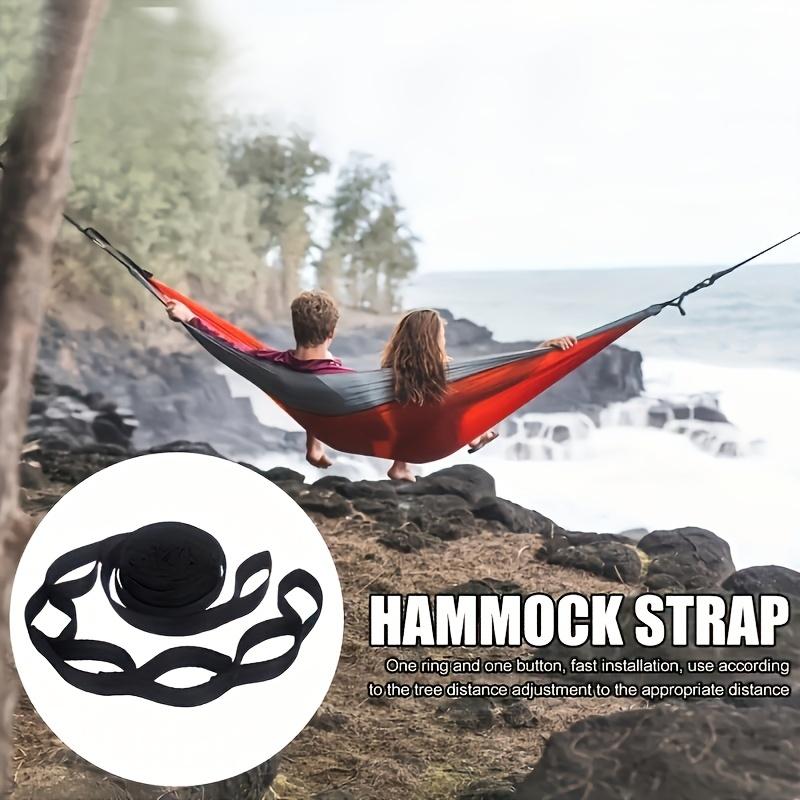 2pcs Heavy Duty Hammock Straps with Load Bearing Rope for Camping, Hiking, and Outdoor Swing Hanging