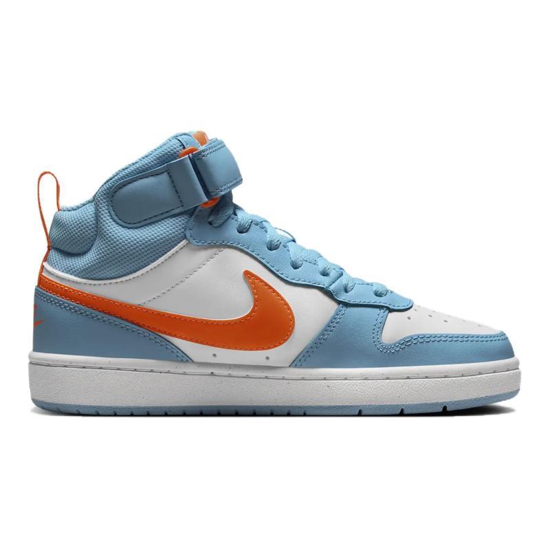 Nike Court Borough Mid 2 GS 'Aquarius Blue Total Orange' Sneakers HF4791-407