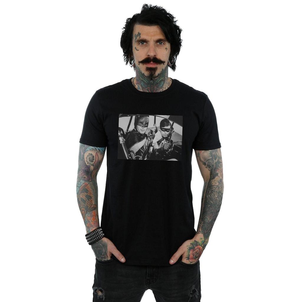 DC Comics Mens Batman TV Series Ready For Action T-Shirt