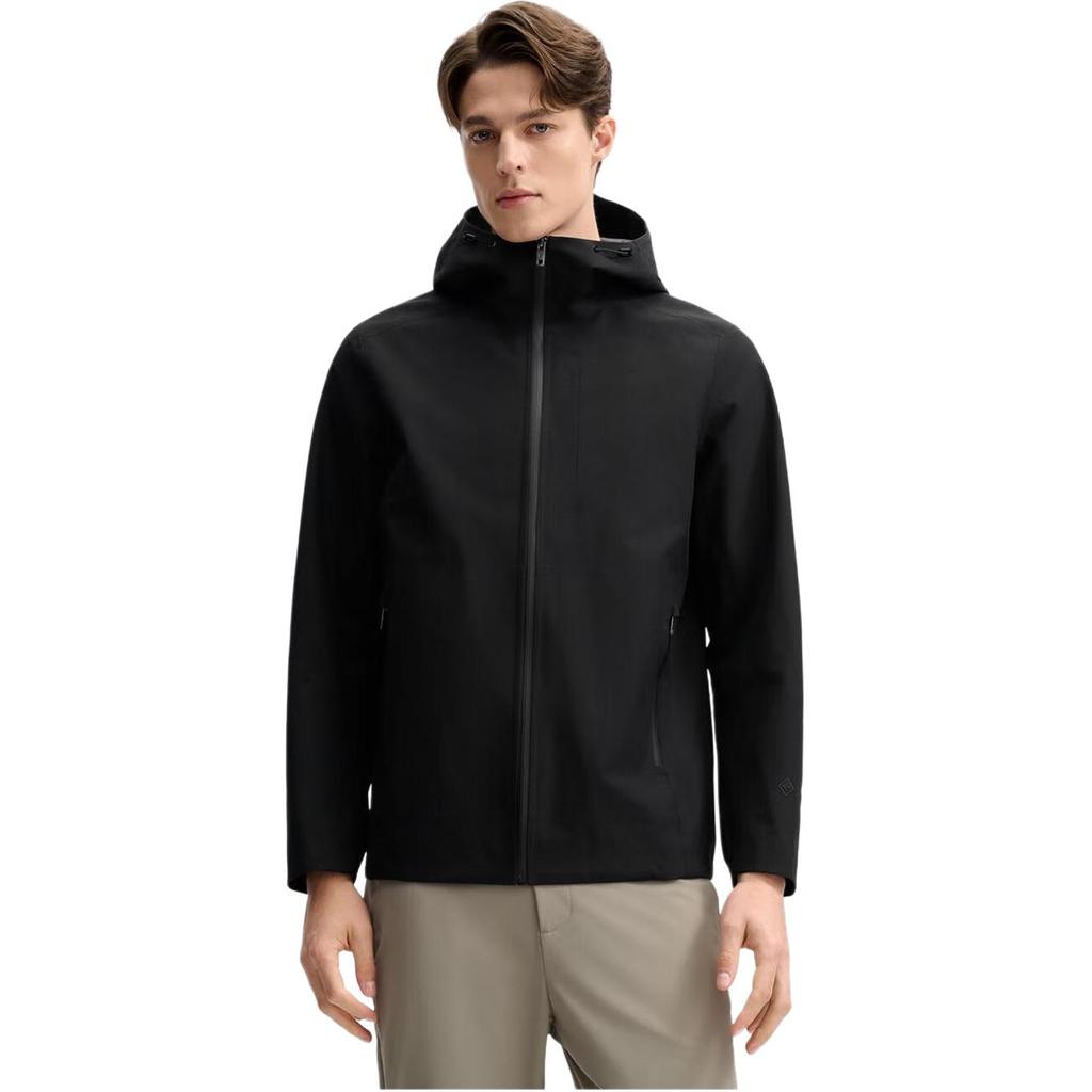 Fila Comfortable Casual Hooded Long Sleeve Jacket Men Jacket Black F11M512707-FBK