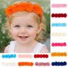 Elastic Headband Chiffon Flower Hair Band New Baby Headband  for Kids Children Newborn Toddler