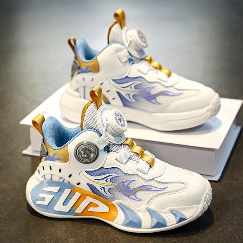 Classmates Children's Running Girls 2025 Spring and Autumn New Basketball Shoes Medium and Older Children's Mesh Breathable Sneakers Girls