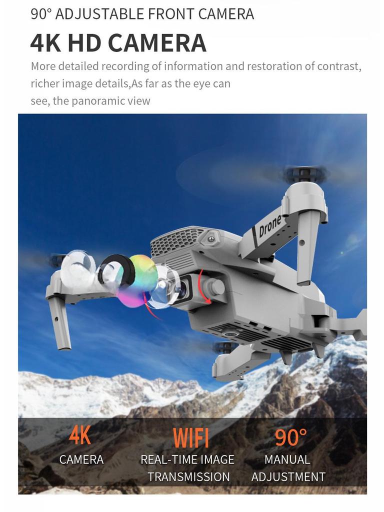 E88PRO 4K Dual Camera Drone with Long-Endurance and Altitude Hold