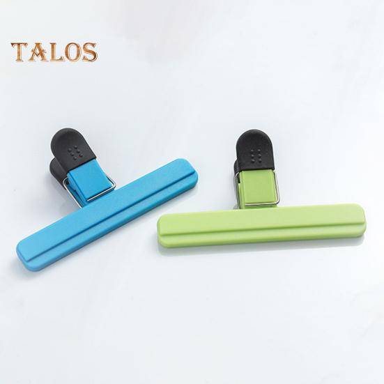 2Pcs Sealing Bag Clip Moistureproof Keep Freshing Easy To Use Useful Office Paper Files Clamp Snack Bag Seal Holder Household Supplies