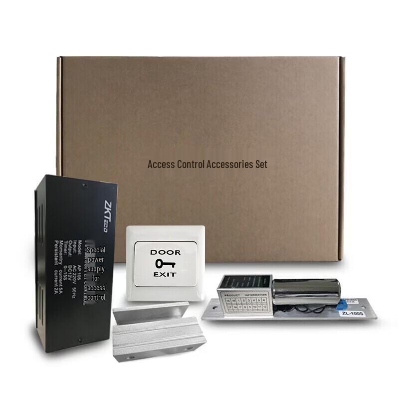 

ZKTECO Access Control System Accessory Kit for Framed Glass Doors CN plug (adapter included)