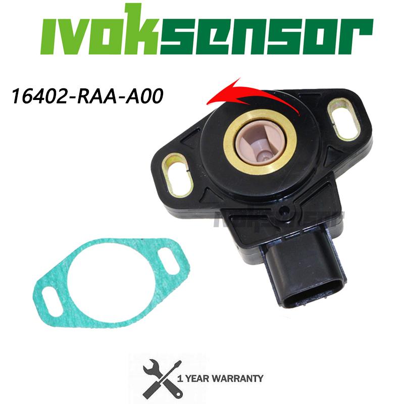 

16402-REJ-W01 16402-RAA-A00 Throttle Position Sensor TPS For Honda Civic Element Accord RSX 2.4L 03-06 CGQHD002 TPS-H112 TPSH112 16402-RAA-A00