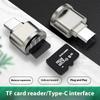 1 Piece Zinc Alloy Usb 3.1 Type-C Tf Mobile Card Reader For Xiaomi Laptop Multi Functional Otg Card Reader