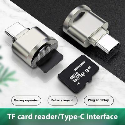 1Pc Zinc Alloy USB 3.1 Type-C TF Mobile Card Reader For Xiaomi Laptop Multi Functional OTG Card Reader